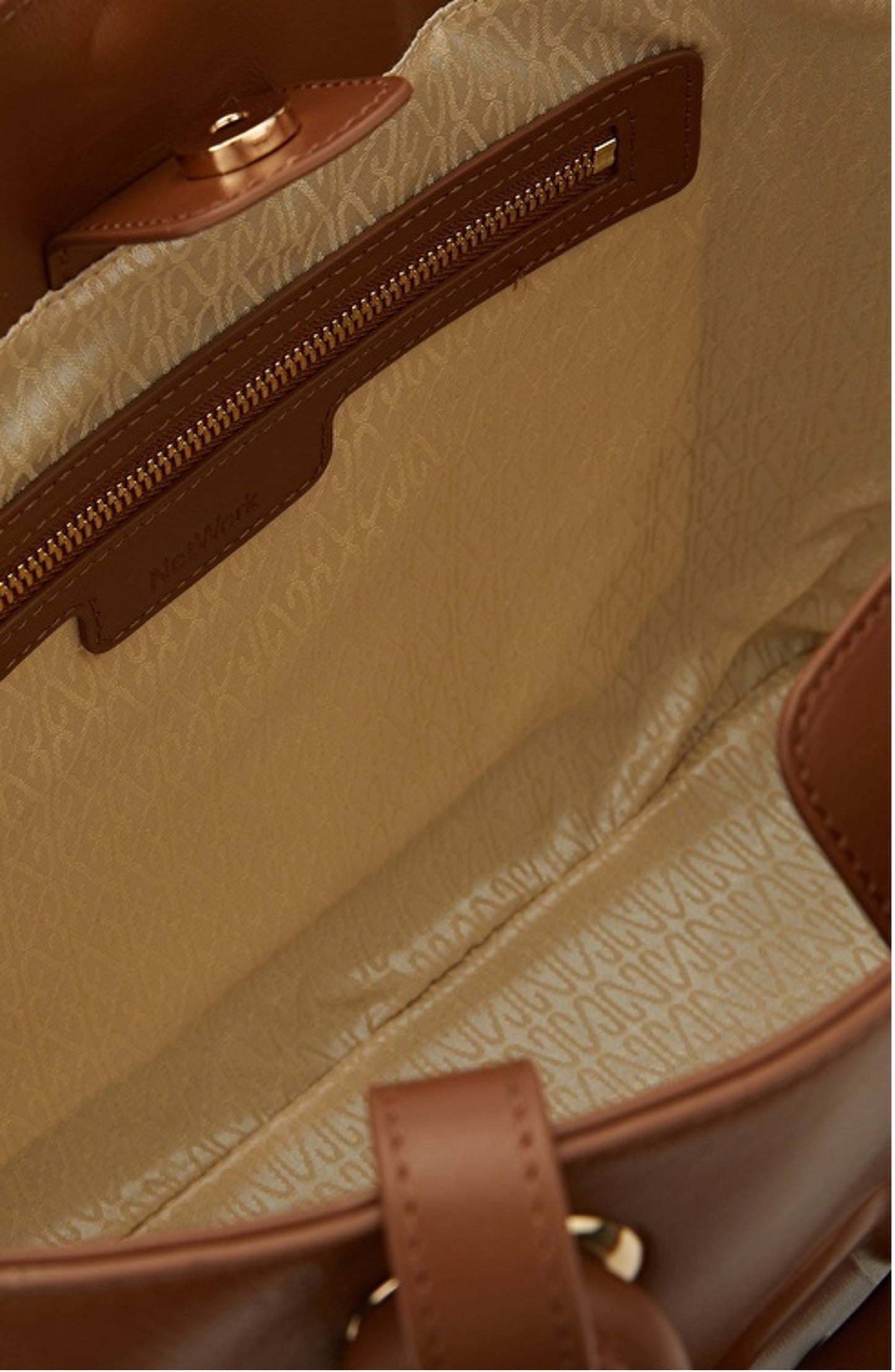 Damenhandtasche 100% Ledertasche Braune Farbe Griff und Schulterriemen
